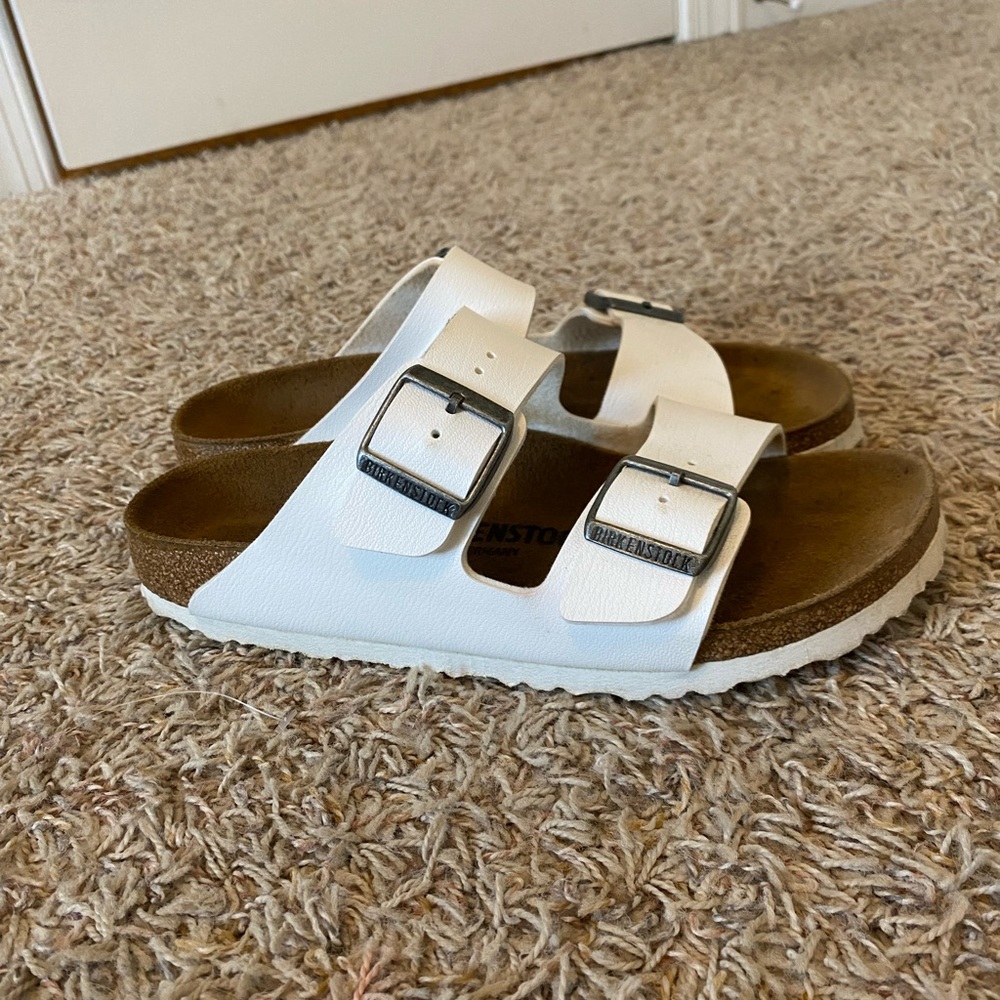 WHITE BIRKENSTOCKS